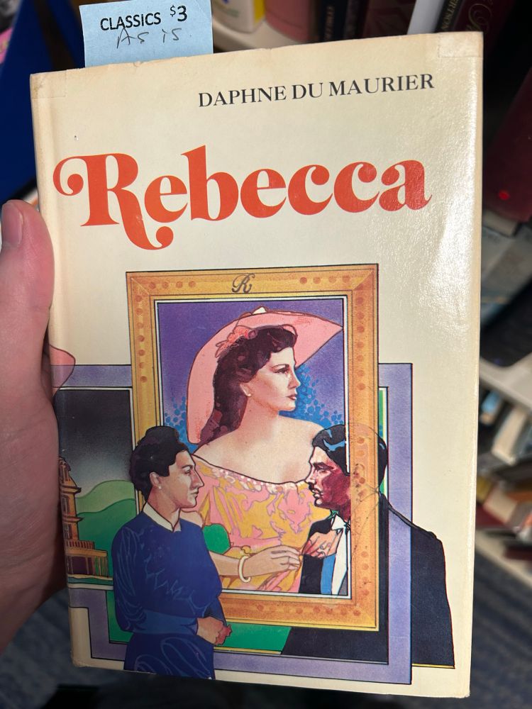 A vintage cover of Rebecca by Daphne Du Maurier