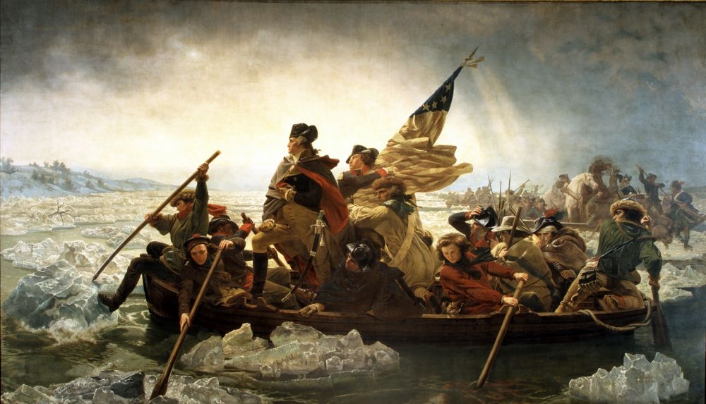 washington crosses the delaware painting
