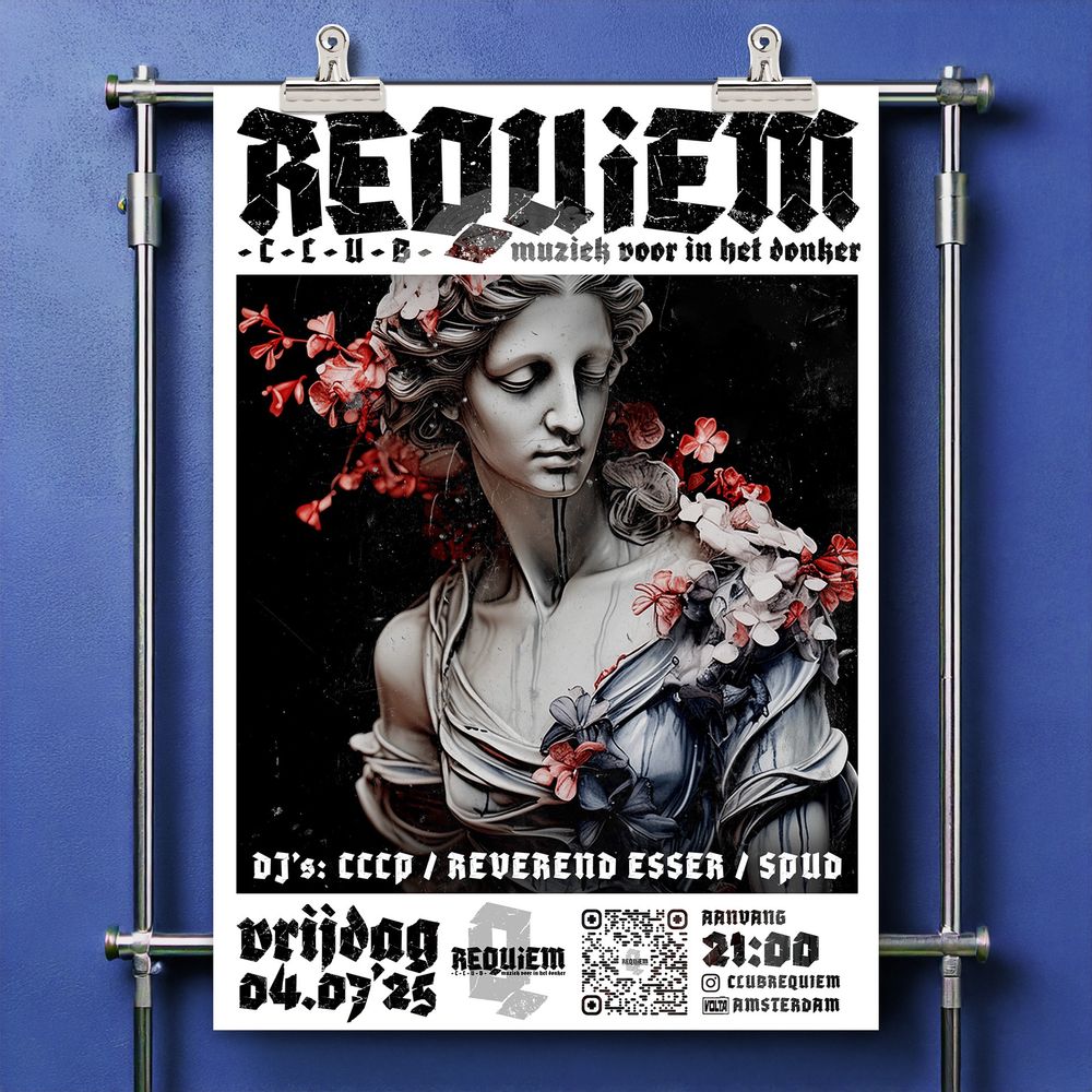 Club requiem amsterdam poster July 4 2025