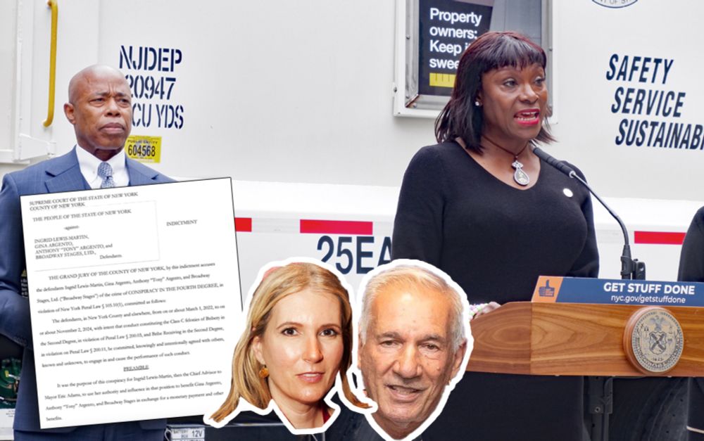 Two members of a powerful Brooklyn theatrical production family bribed Mayor Adams's chief adviser to block the safety redesign of McGuinness Boulevard, court papers show.