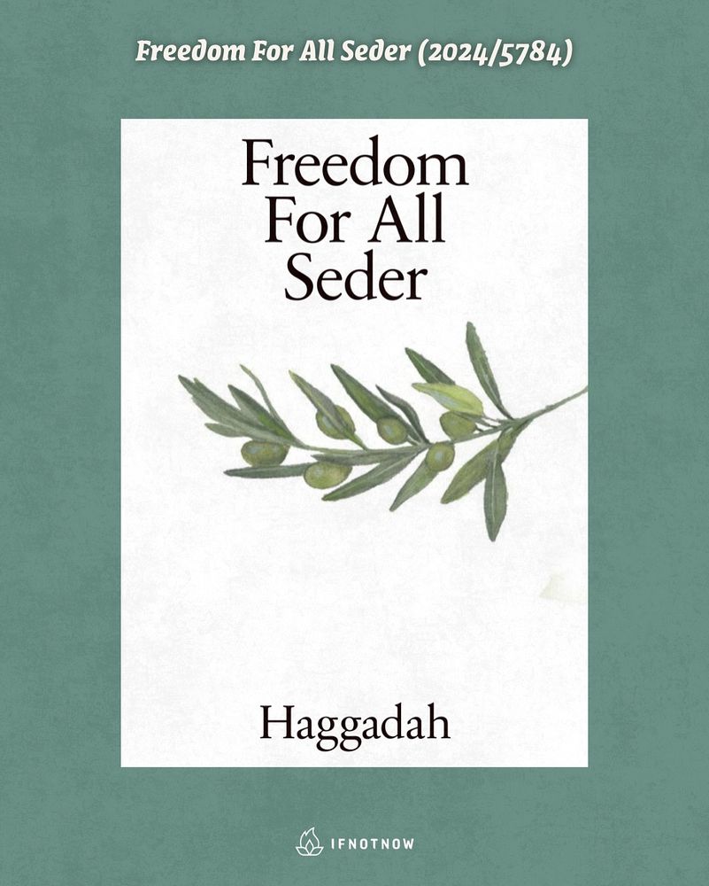Freedom For All Seder Haggadah (image of an olive branch)