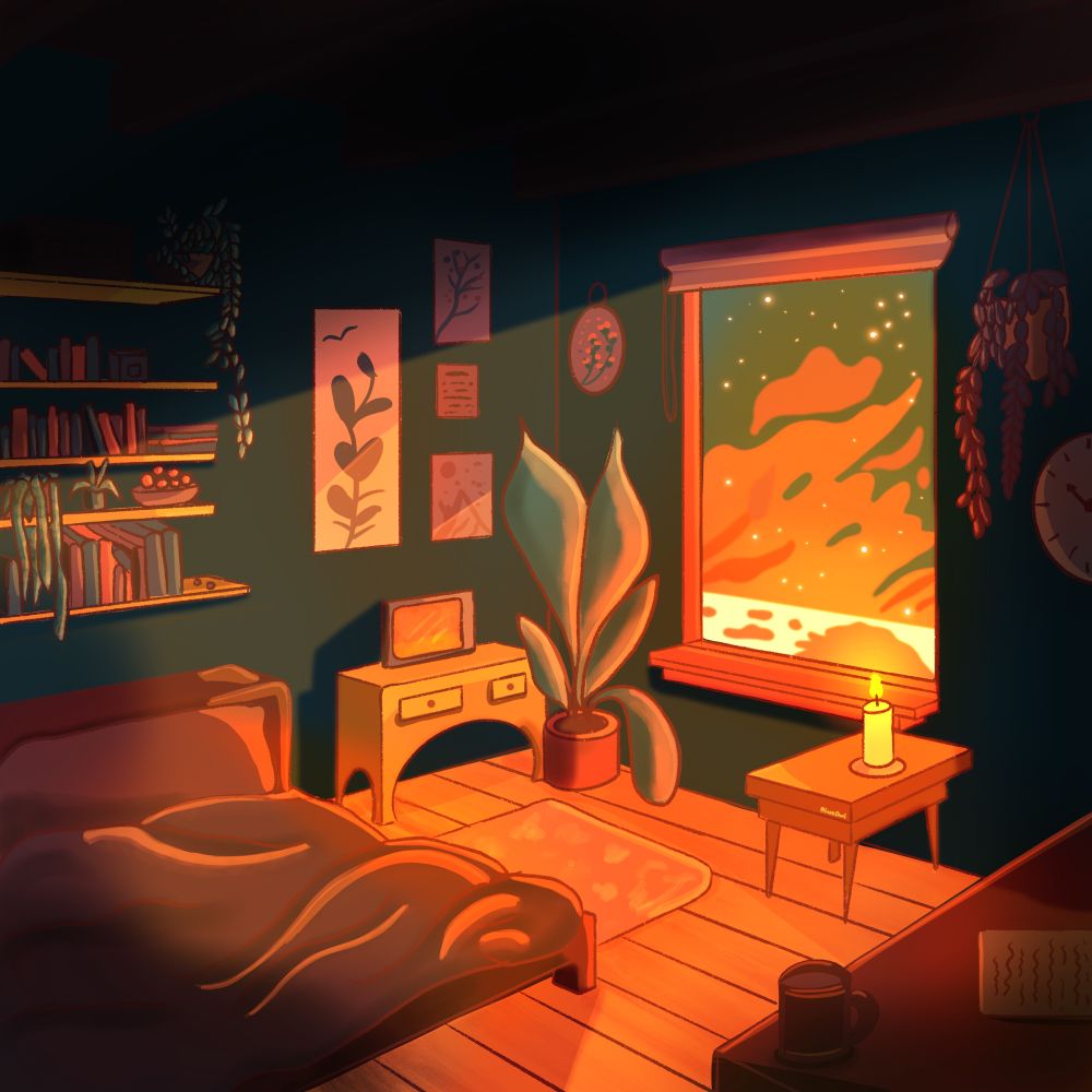 Lofi relaxing room