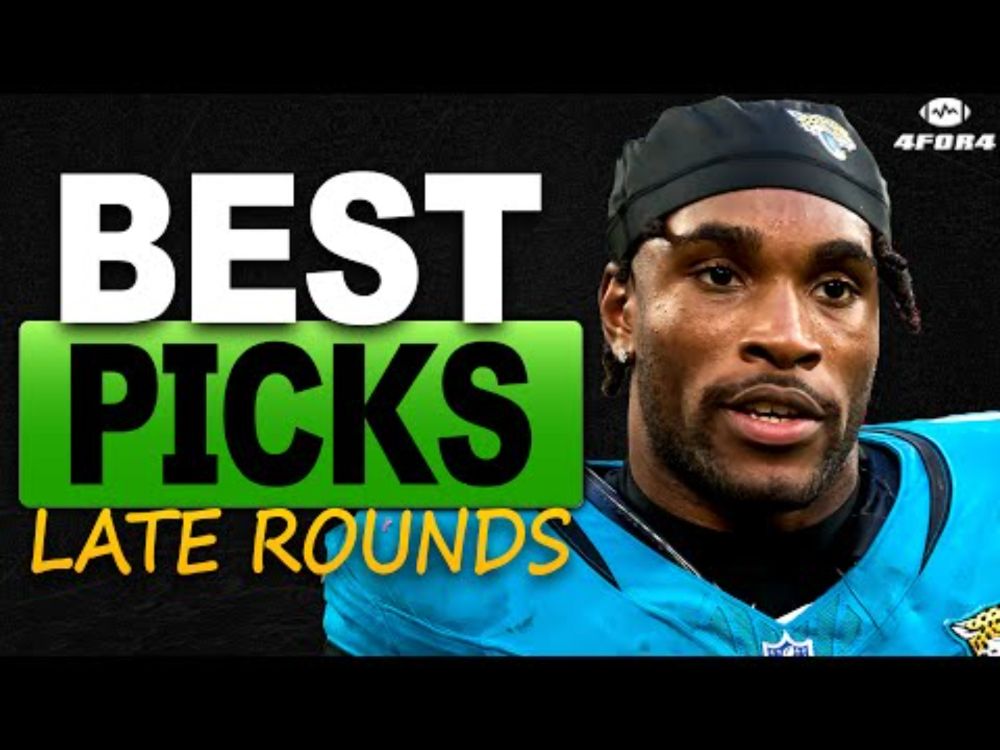 The Best Late Round Players to Draft in Fantasy Football 2025!
