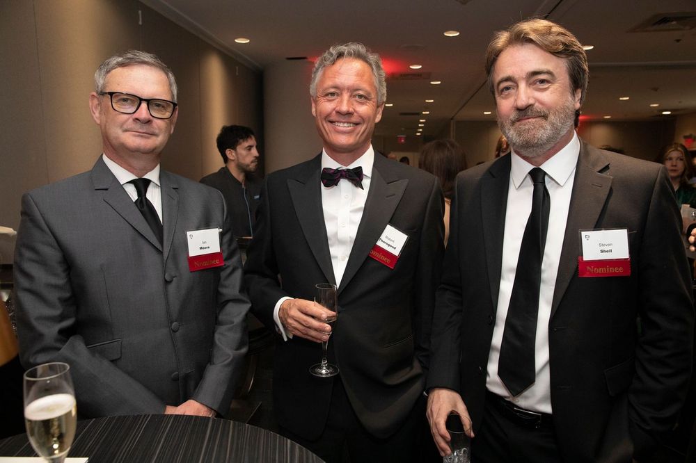 Robert in the middle with Ian to his right and Steve to his left