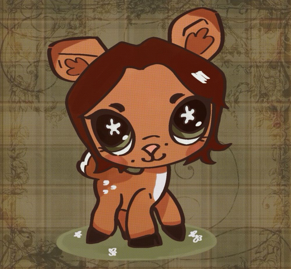 sam winchester littlest pet shop fan art