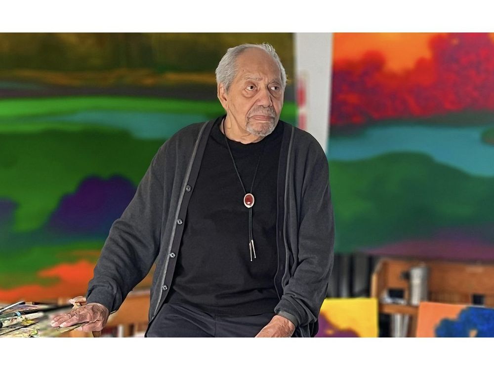 Richard Mayhew, Painter of “Mindscapes,” Dies at 100