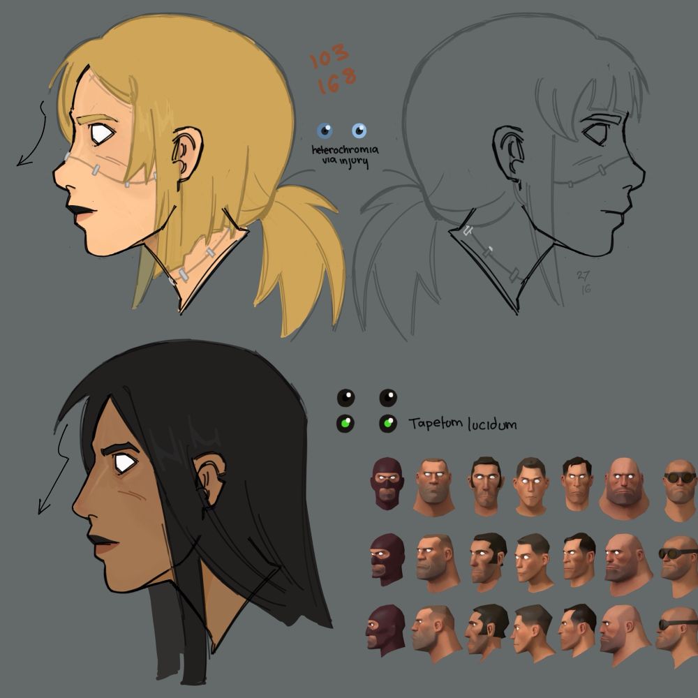 The Nurse (top) and The Bandit (bottom)