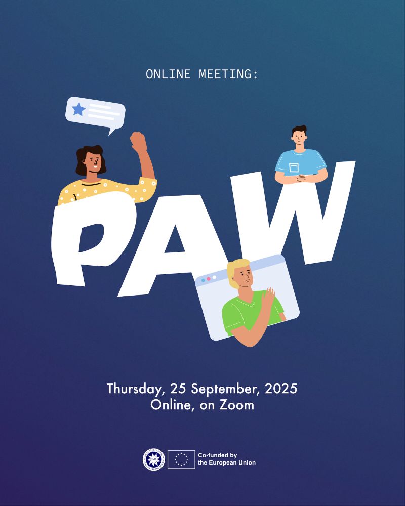 Online meeting: Personal Assistance watch. On Thursday, 25 September, 2025. Online on Zoom.