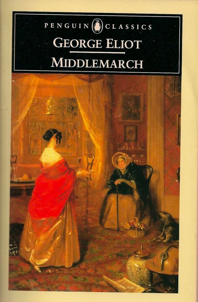 Image shows the Penguin Classics cover to Middlemarch by George Eliot 
