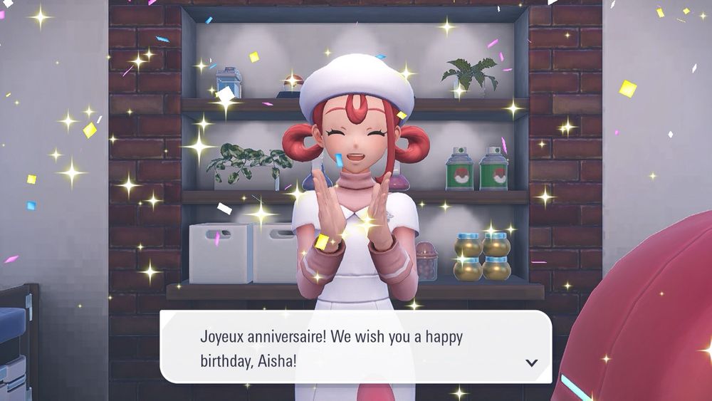 Nurse joy in za wishing me happy birthday