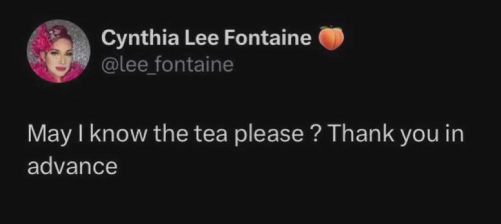 Cynthia lee fontaine may i know the tea please thank you in advance