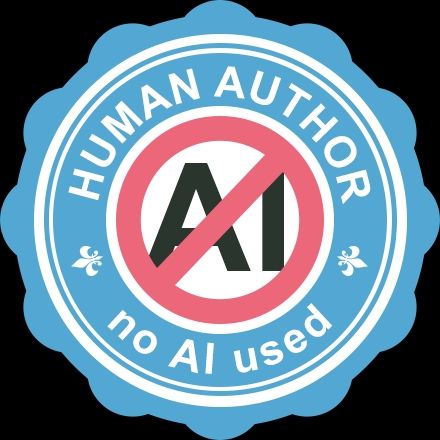 Human Author badge. No generative AI was used.