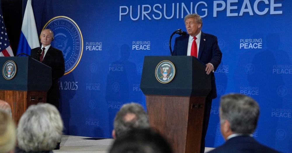 Both President Trump and Russian President Vladimir Putin delivered brief remarks, but took no questions, in Alaska.
