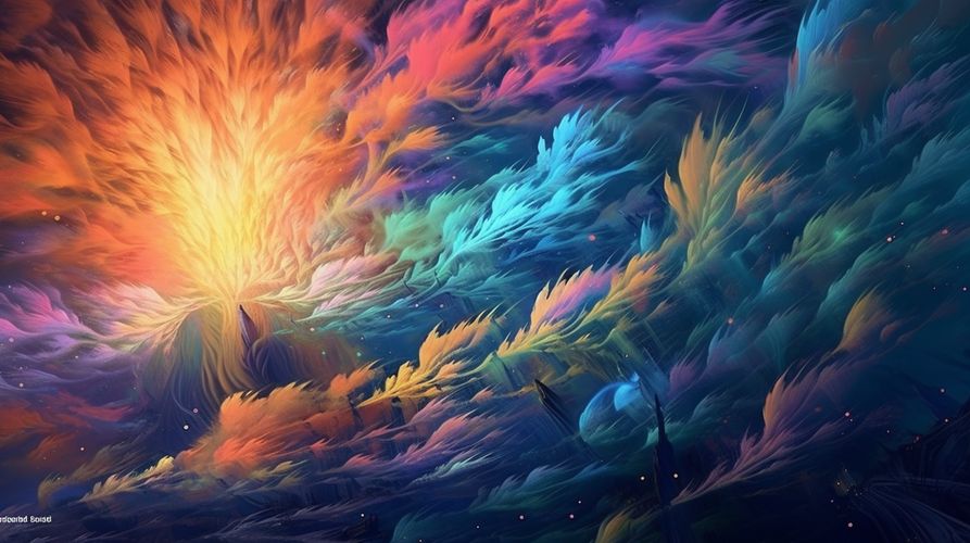 inspirational quotes with surreal, fantastic landscapes