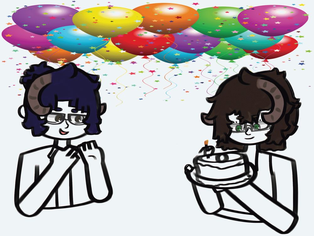 Uma animação teste simples para celebrar meu aniversario! (a qualidade esta uma merda, me desculpe) 