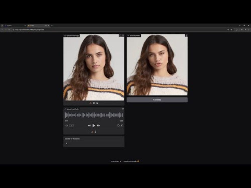 🦜 5 Clicks to Ready Talking Video Generation App with runpod and gradio 🥳