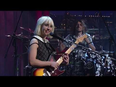 TV Live: The Joy Formidable - "Whirring" (Letterman 2011)