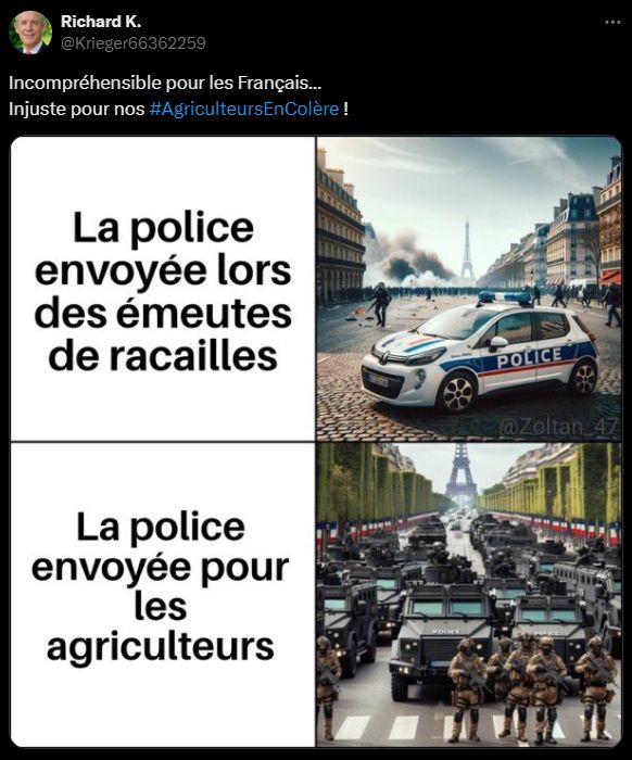 Boomer qui se sert de l'IA pour générer des images de merde absolument pas crédibles