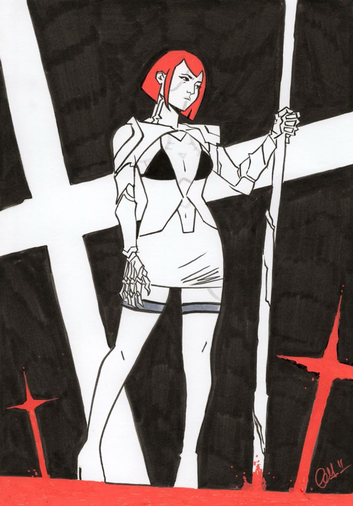 Commission of Eliza Hellbound from the series The Power Fantasy by Caspar Wijngaard.