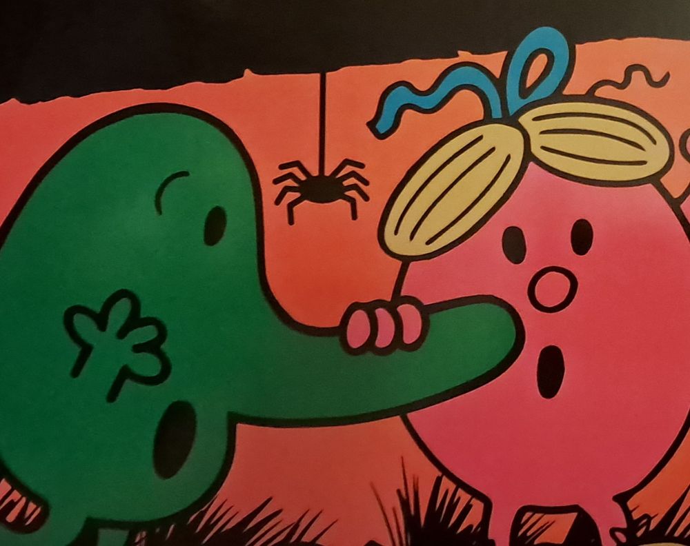 Detail from the cover of Mr Men Little Miss Haunted Halloween.