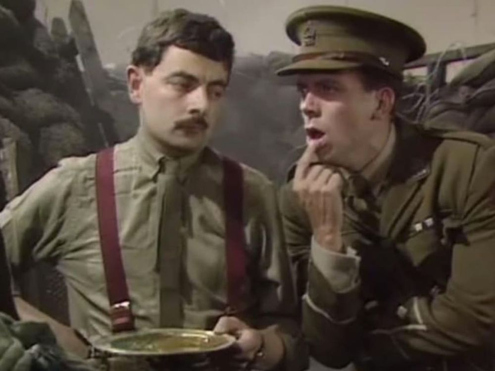 Captain Edmund Blackaddr and George.