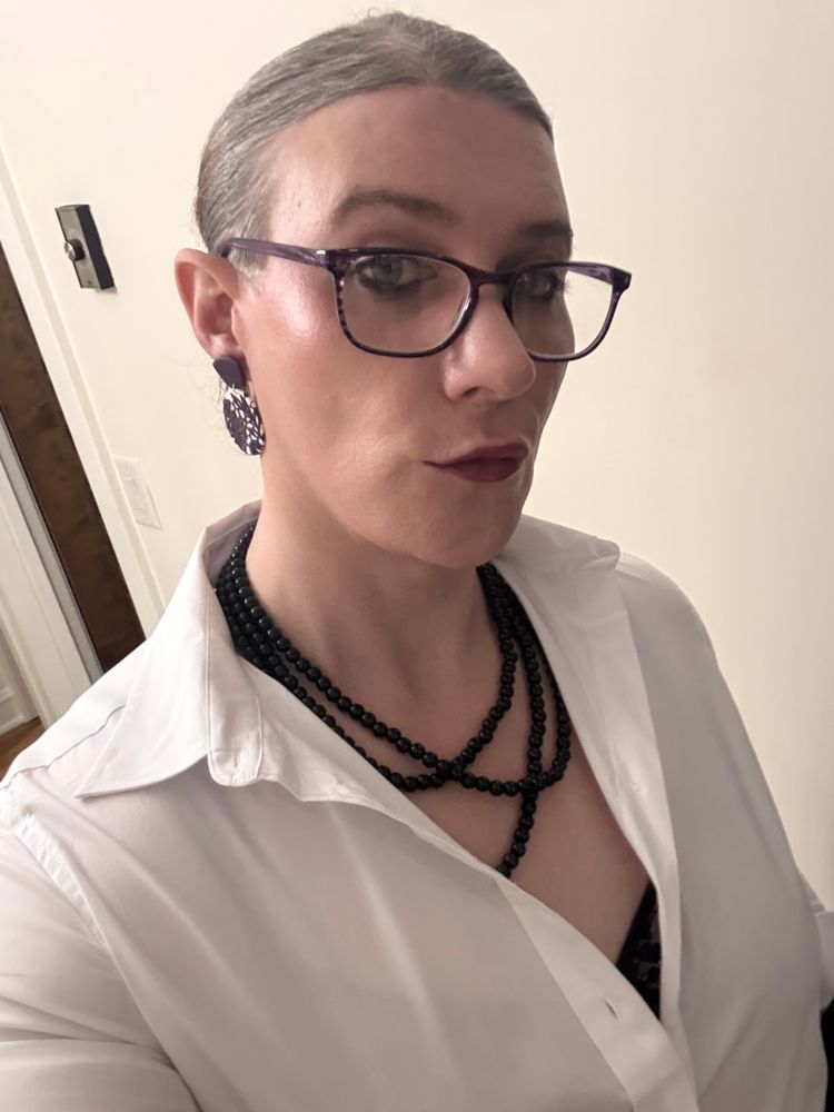 Normal clothes and too much makeup