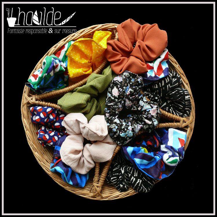 chouchous de diverses couleurs dans un panier