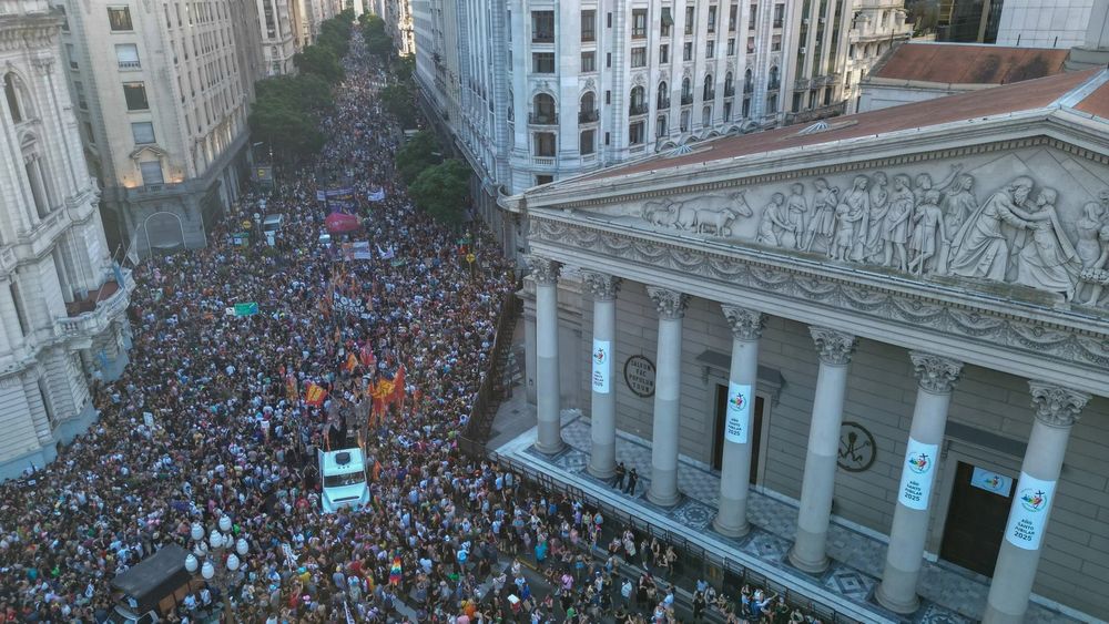 #MarchaAntiFascista en Argentina, 1 de Febrero 2025. 