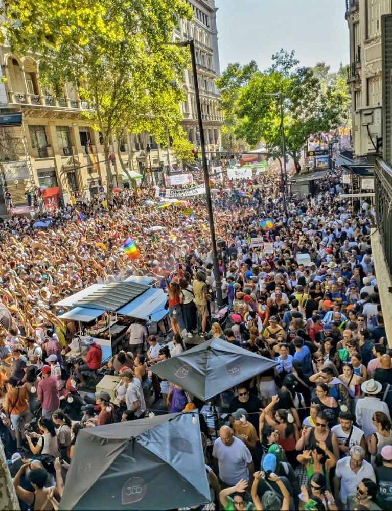 #MarchaAntiFascista en Argentina, 1 de Febrero 2025. 
