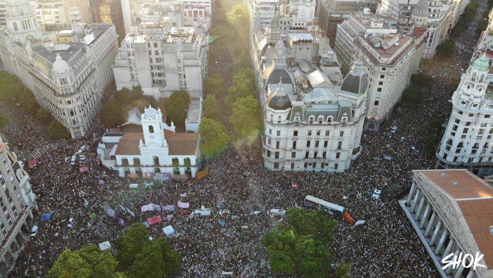#MarchaAntiFascista en Argentina, 1 de Febrero 2025. 
