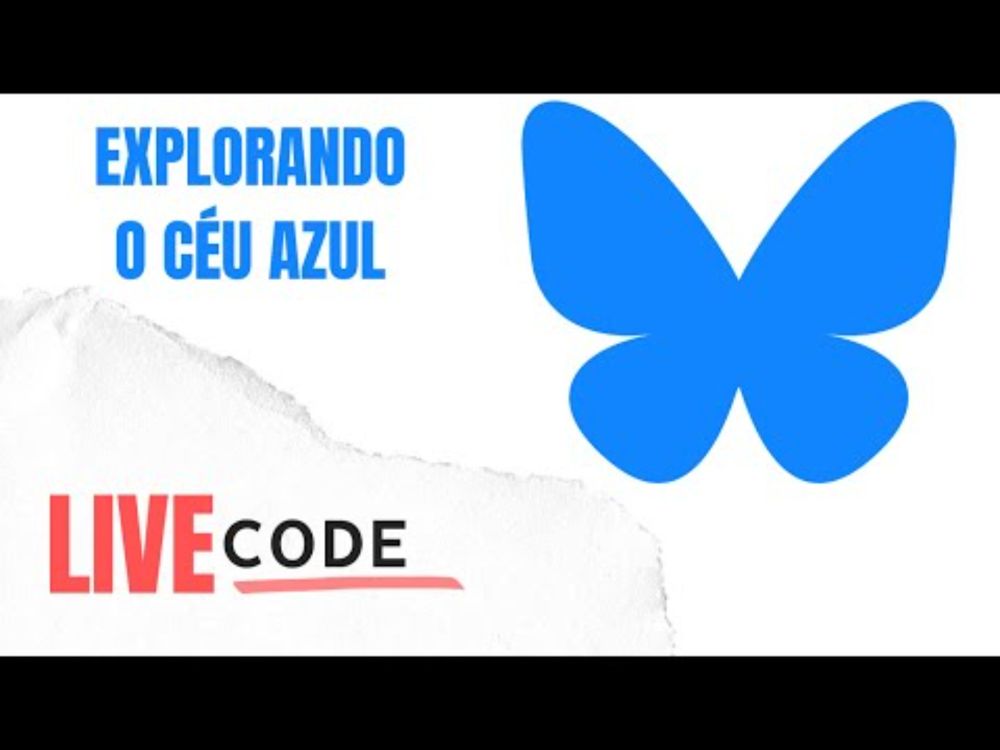 🔇🔇🔇 LIVE CODE - EXPLORANDO A API DO BLUESKY 🔇🔇🔇