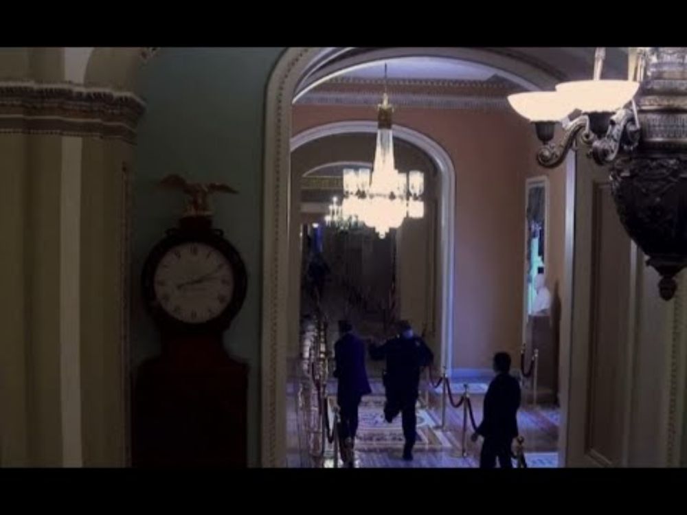 New video shows Capitol Police officer Goodman directing Romney to safety