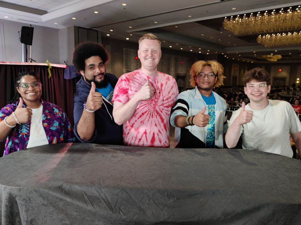 The parkour team ready to play community clash at sgdq