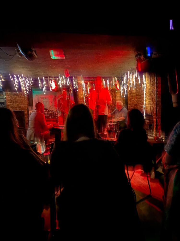 Live jazz at the Troubadour in London. 