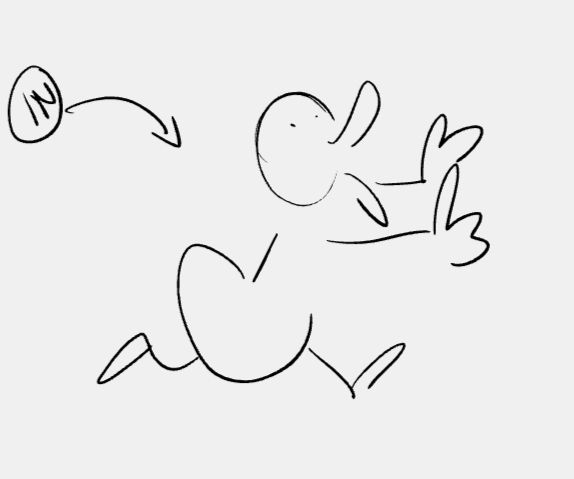 A poorly drawn Donald Duck