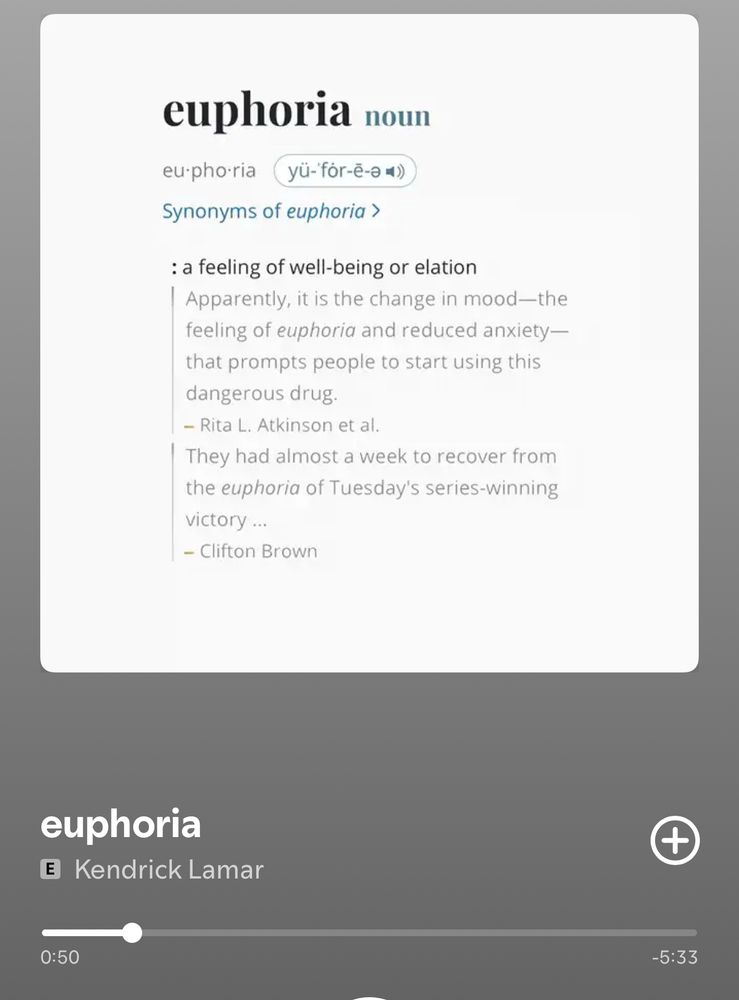 Kendrick Lamar - “euphoria” - 00:50