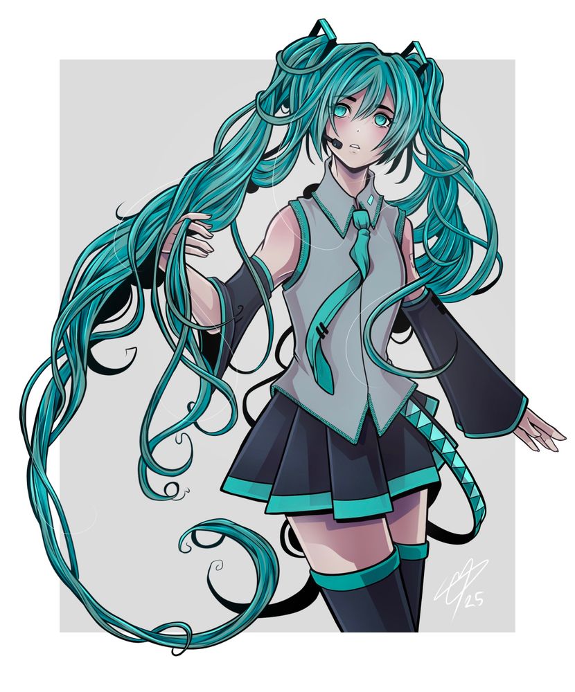 Illustration of Hatsune Miku