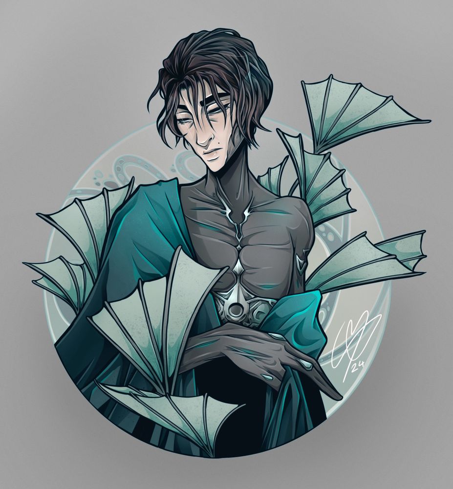 Illustration of Viktor from Arcane. 