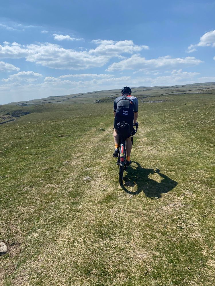 me cycling over the moors