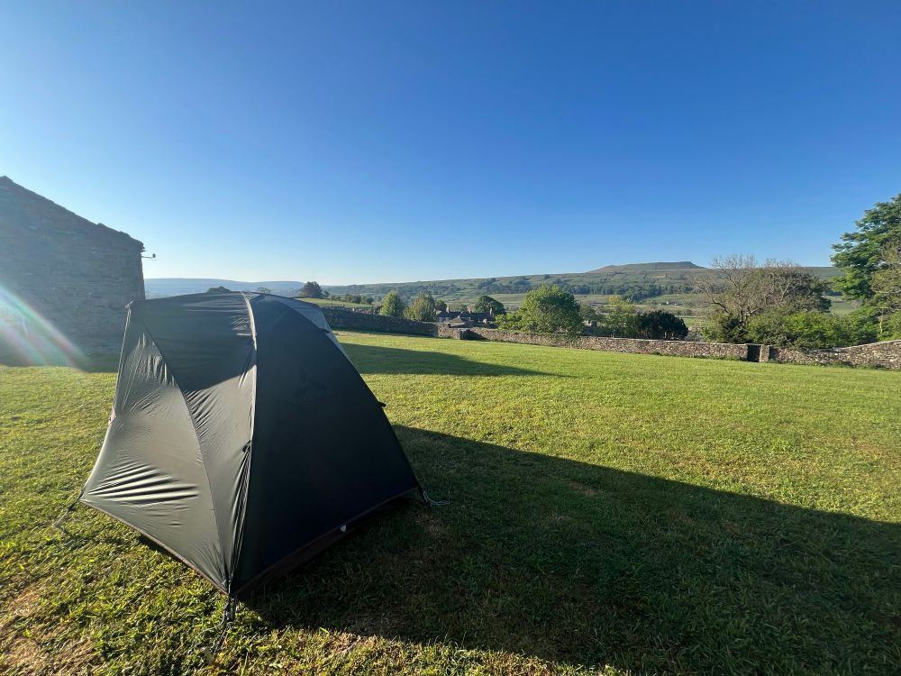 camp in Askrigg