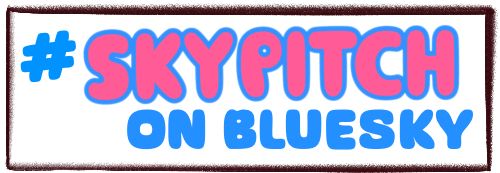 #skypitch on Bluesky bubble letters banner