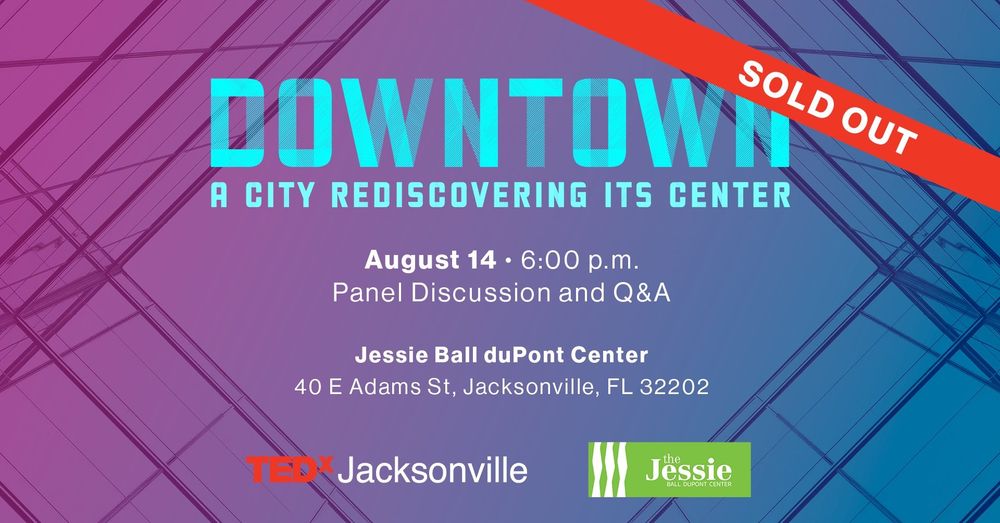 TEDxJacksonville ticket holders should have received an update today via email on the upcoming SOLD-OUT event on Monday.

Read more about the location, parking, check-in, & more here: 
https://mailchi.mp/250f058f7d7c/change-begins-with-listening-to-one-another-8293653?e=a36eaa934d #TEDxJacksonville 