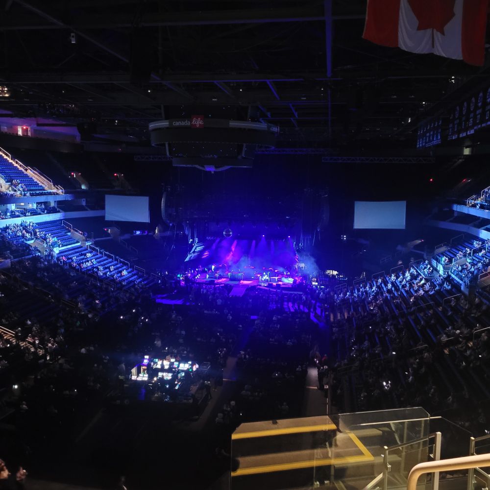 The stage that will shortly be hosting Keith Urban!
(Canada Life arena,Winnipeg Mb)