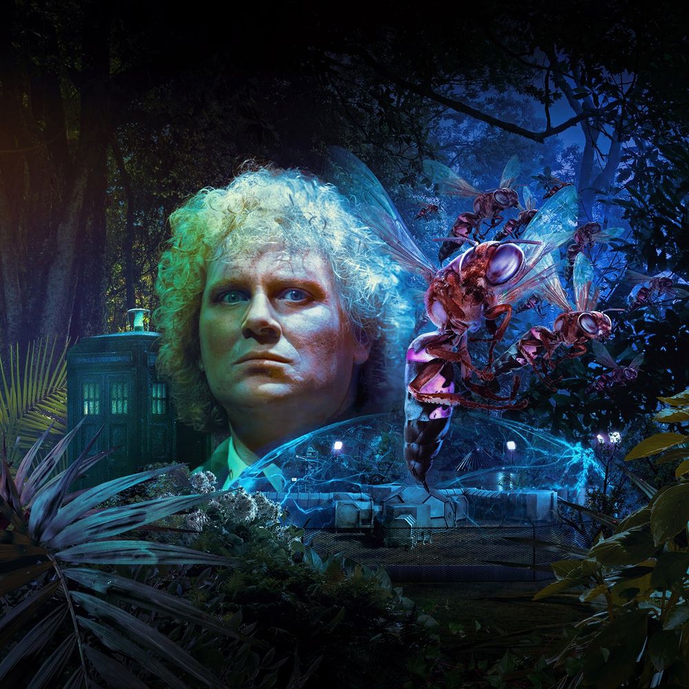 Artwork for Big Finish audio Colony of Fear, also with Colin Baker
