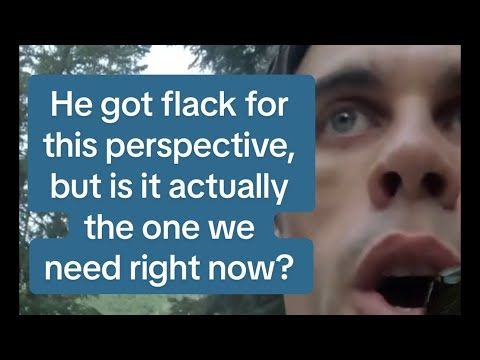 He got flak for his take, but is if actually the one that will help us get through this?