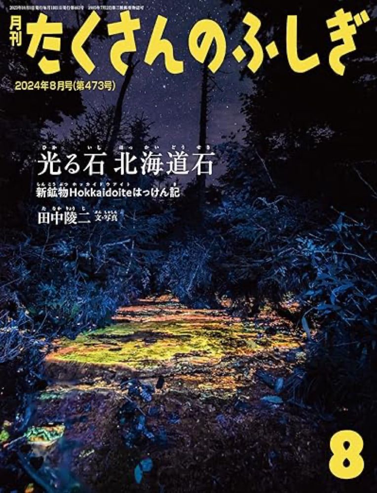 Amazon.co.jp: 光る石 北海道石 新鉱物Hokkaidoiteはっけん記 (たくさんのふしぎ2024年8月号) : 田中 陵二: Japanese Books