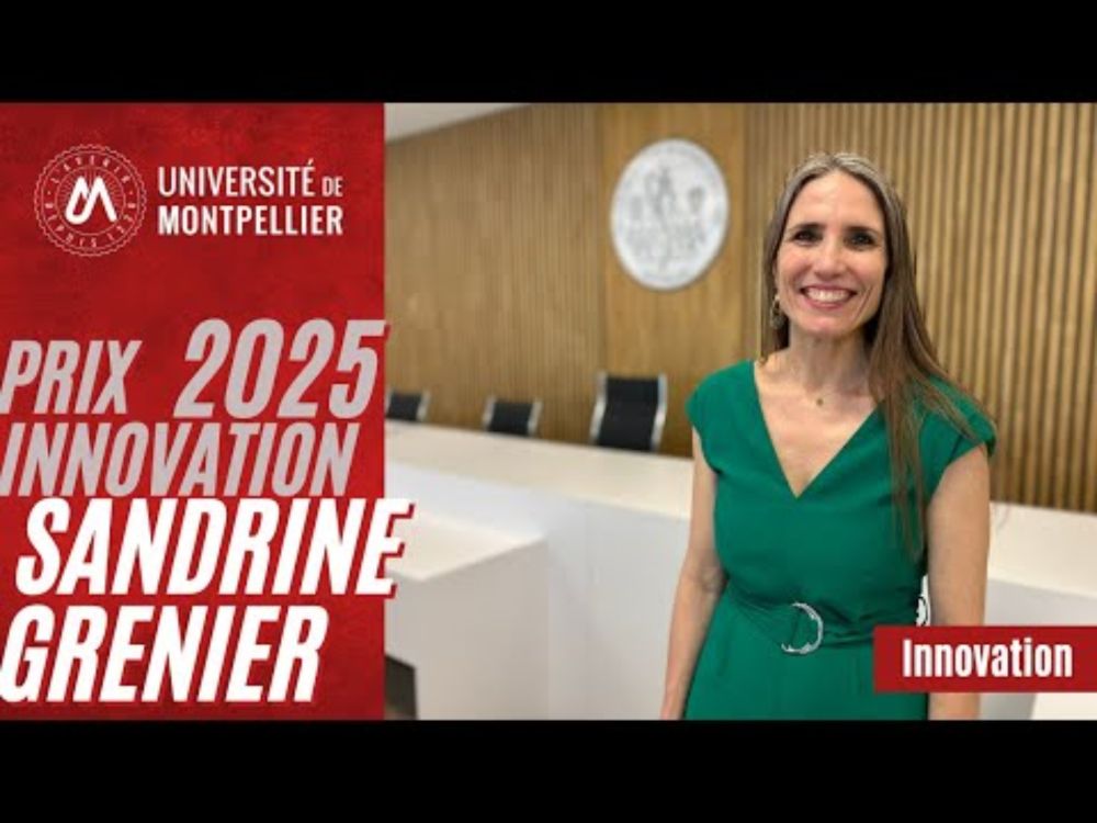 Sandrine GRENIER, Prix de l’Innovation 2025, Pôle Sciences Sociales