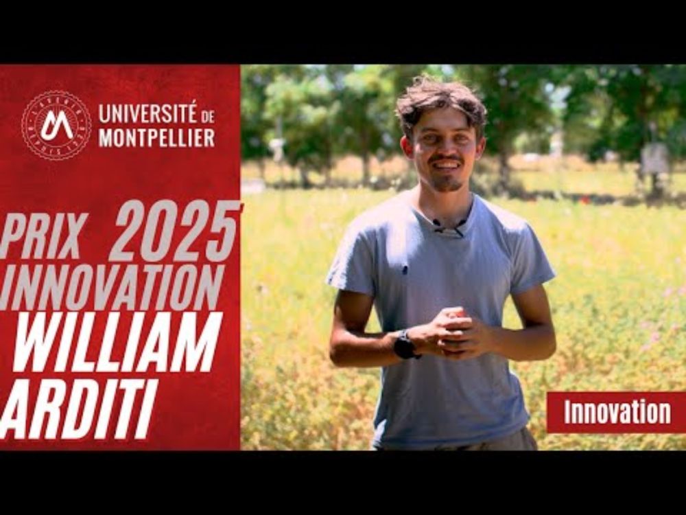 William ARDITI, Prix de l’Innovation 2025, Pôle Agronomie, Environnement & Biodiversité