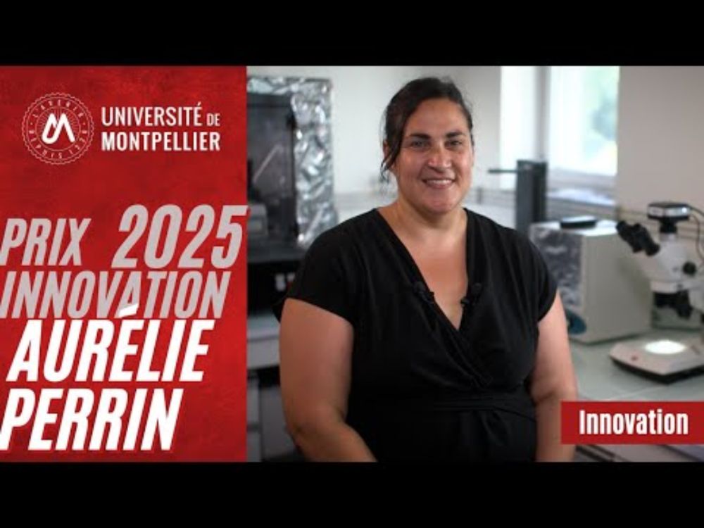 Aurélie PERRIN, Prix de l'innovation 2025, Coup de cœur Montpellier Méditerranée Métropole