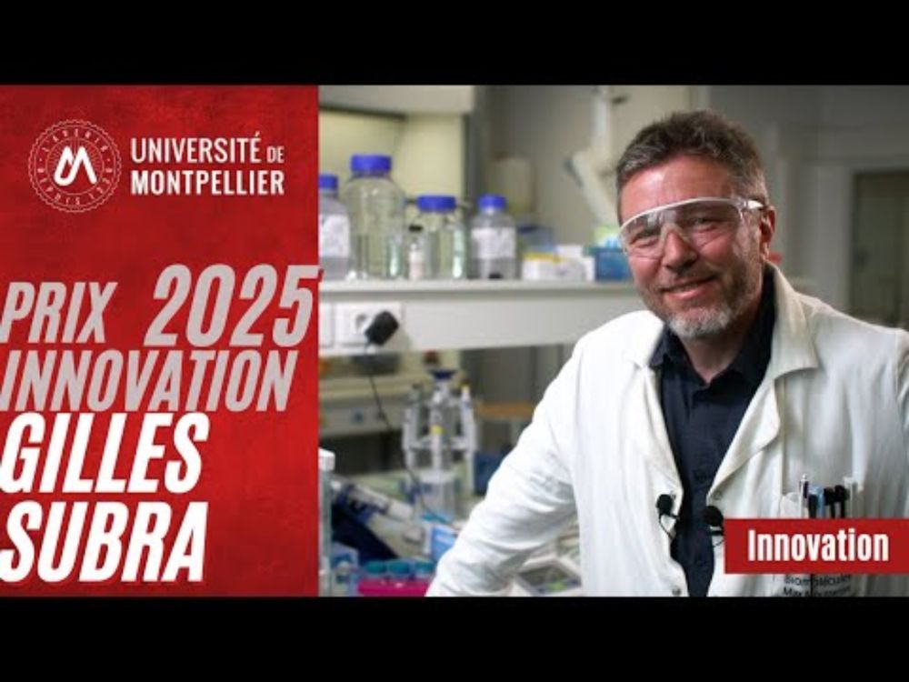 Gilles SUBRA, Prix de l’Innovation 2025, Pôle Chimie